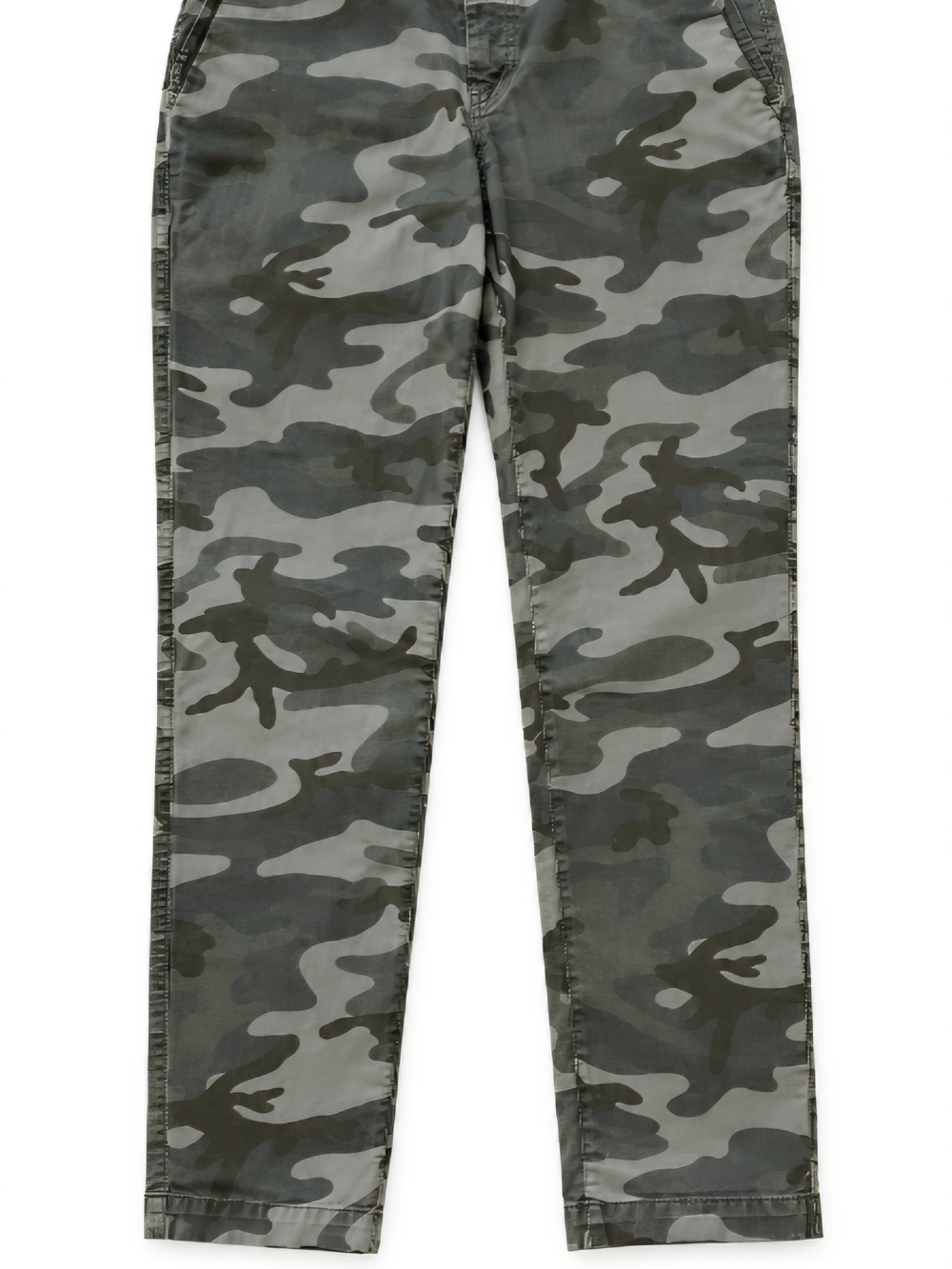GAP Gray & Olive Camo Slim Straight Jeans